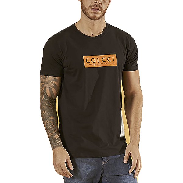Camiseta Colcci Slim Preto Masculino
