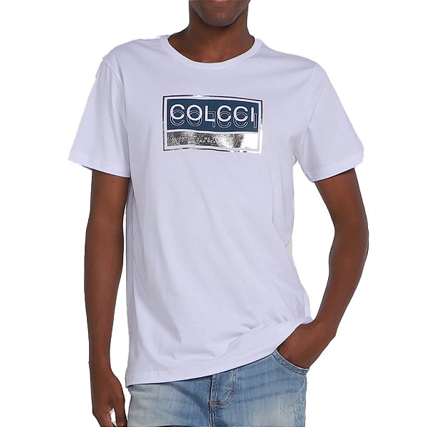 Camiseta Colcci Slim Branca Masculino