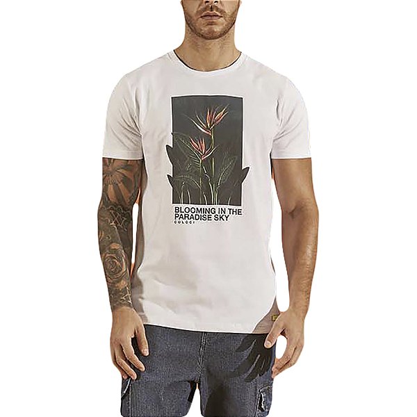Camiseta Estampada Colcci Slim Branco Masculino