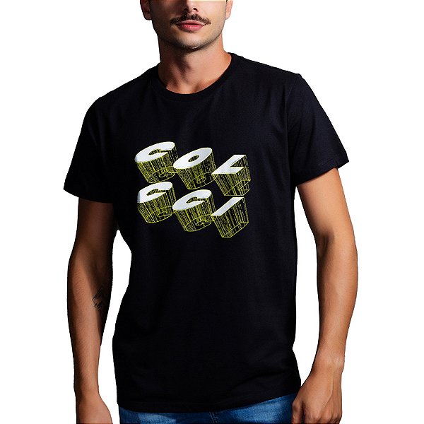 Camiseta Estampada Colcci Slim Preto Masculino
