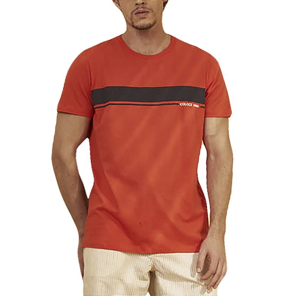 Camiseta Colcci Slim Laranja Masculino