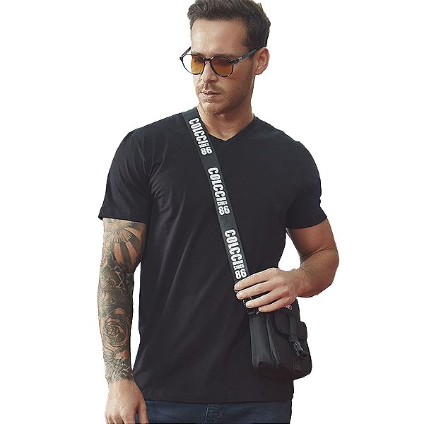Camiseta Colcci Slim Preto Masculino