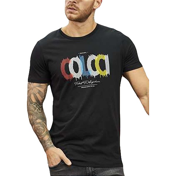 Camiseta Colcci Slim Preto Masculino