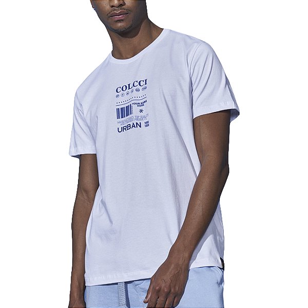 Camiseta Colcci Basic VE23 Branco Masculino
