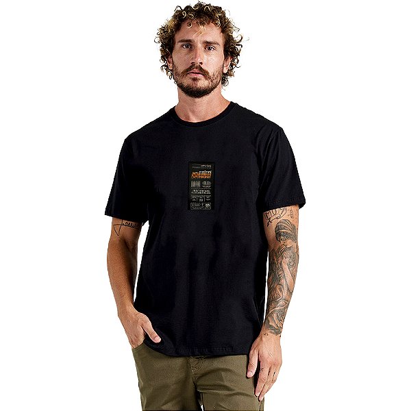 Camiseta Colcci Patch P23 Preto Masculino