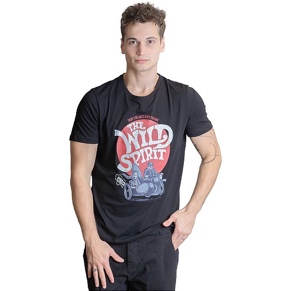 Camiseta Colcci Wild Spirit VE23 Preto Masculino