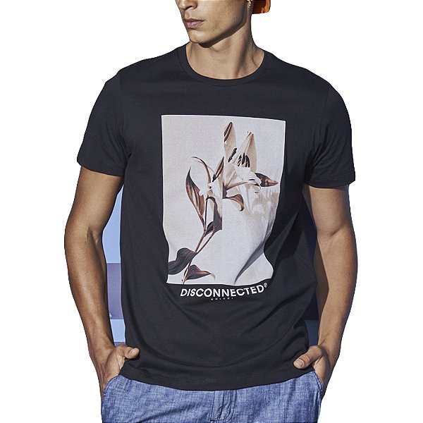 Camiseta Estampada Colcci Slim Preto Masculino