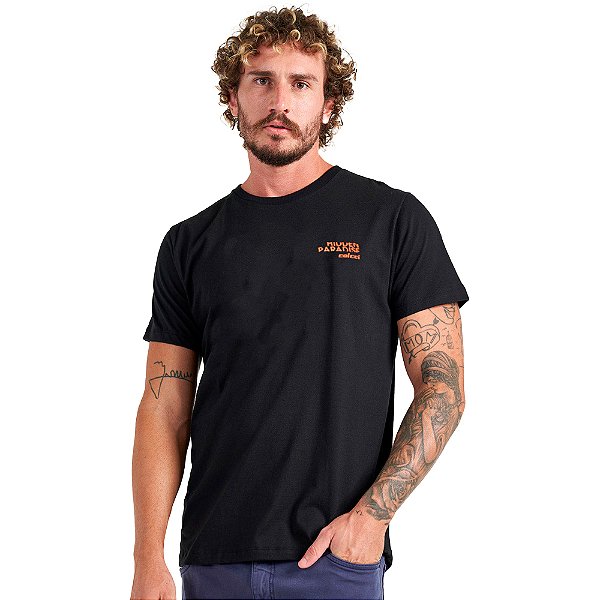 Camiseta Colcci Hidden Paradise P23 Preto Masculino
