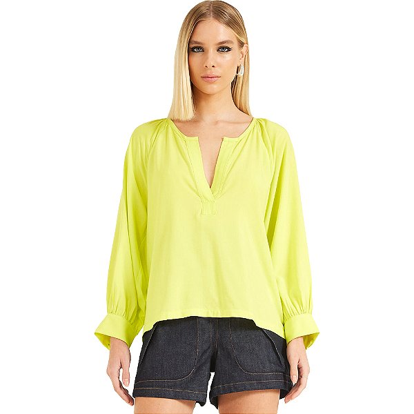 Blusa Forum P23 Amarelo Feminino