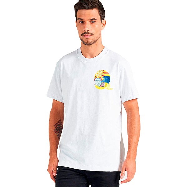 Camiseta Colcci Sunshine P23 Branco Masculino