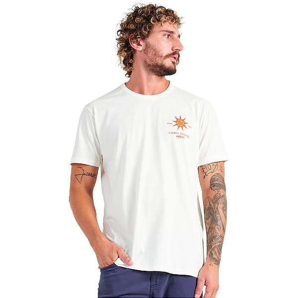 Camiseta Colcci Cosmos P23 Off White Masculino