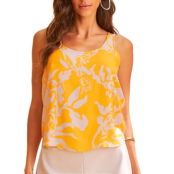 Regata Forum Comfort Laranja Feminino