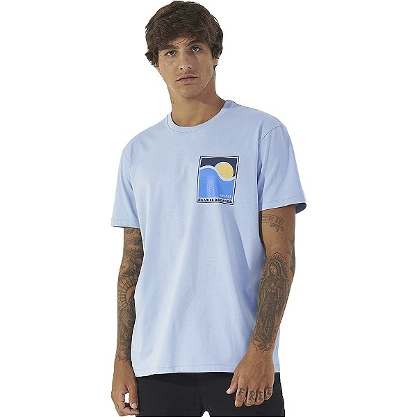 Camiseta Colcci Seaside P23 Azul Masculino