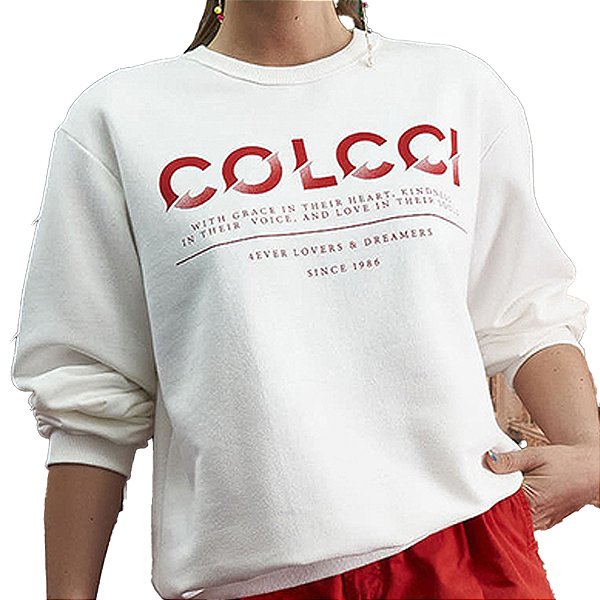 Moletom Colcci Fechado Off Shell Feminino