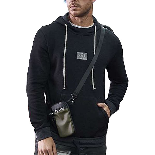 Blusão Colcci com Capuz Slim Preto Masculino