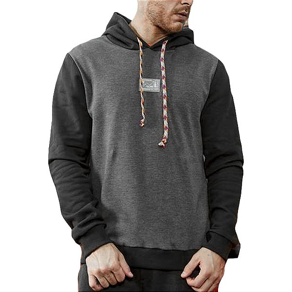 Moletom Colcci Slim Fechado Preto Masculino