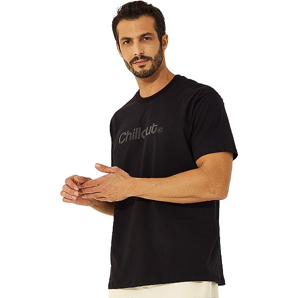 Camiseta Colcci Chillout V23 Preto Masculino