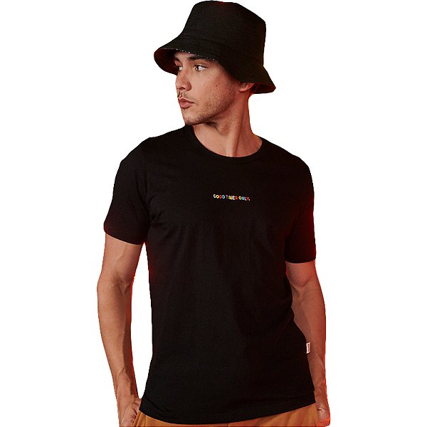 Camiseta Coca Cola Good Times Preto Masculino