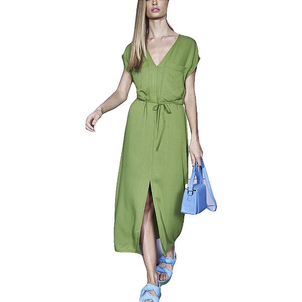 Vestido Colcci Dress Verde Feminino