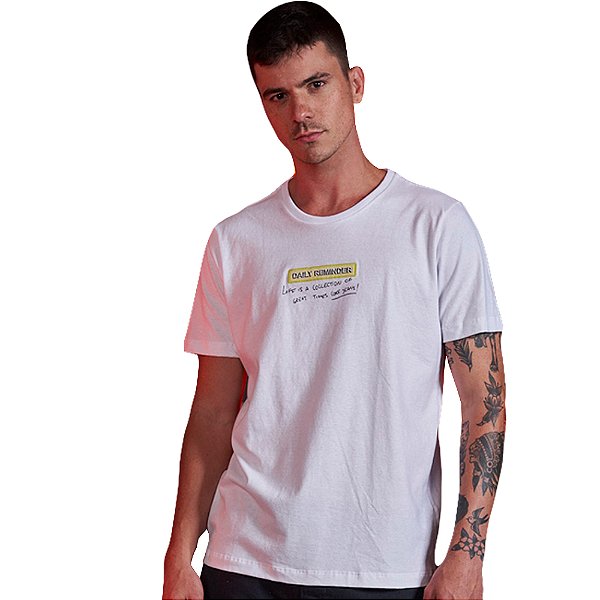 Camiseta Estampado Coca Cola Branco Masculino