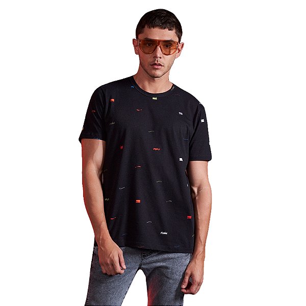Camiseta Coca Cola Catch The Wave Preto Masculino