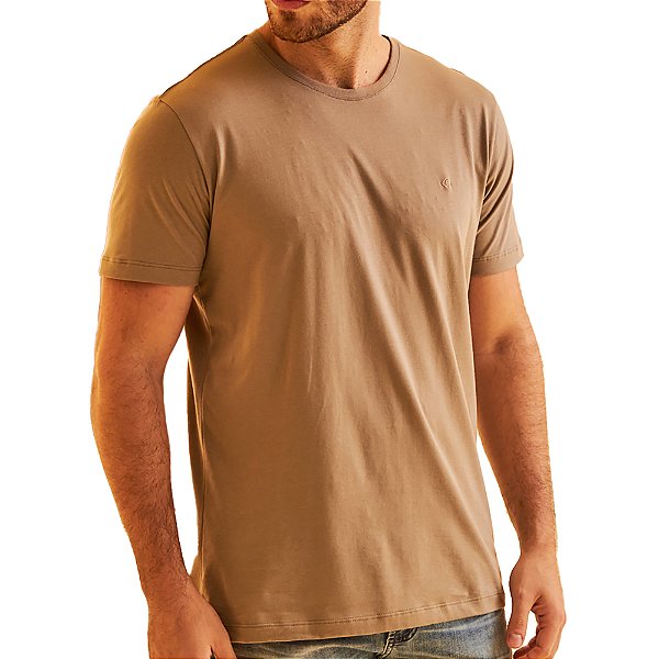 Camiseta Forum Slim Marrom Masculino