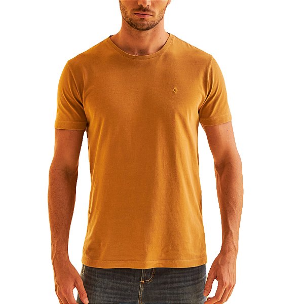 Camiseta Forum Slim Marrom Masculino