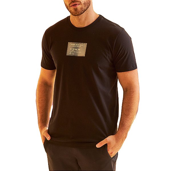 Camiseta Forum Slim Preta Masculina