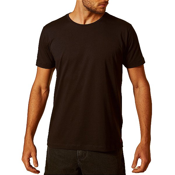 Camiseta Forum Slim Preto Masculino