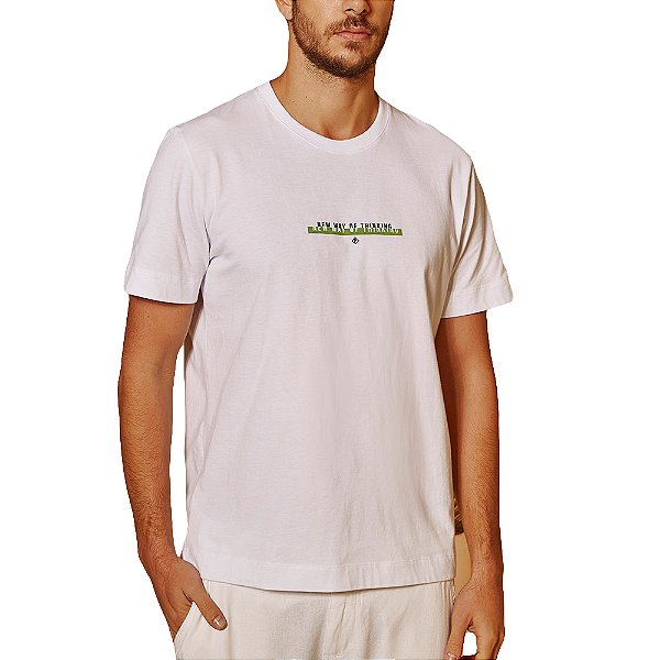 Camiseta Forum Box Branco Ve25 Masculino