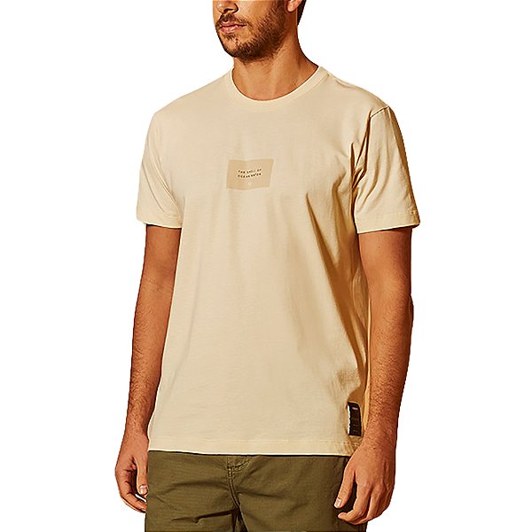 Camiseta Forum Slim Bege Masculino