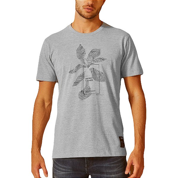 Camiseta Forum Slim Cinza Masculino