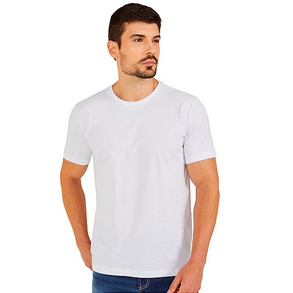 Camiseta Forum Slim Basic VE23 Branco Masculino
