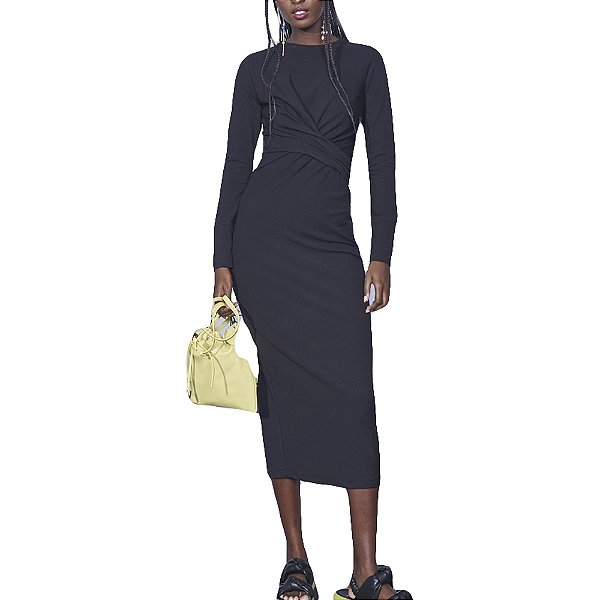 Vestido Colcci Slim Preto Feminino