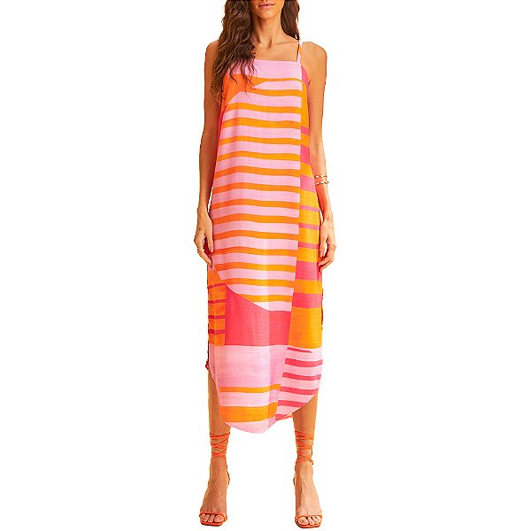 Vestido Midi Forum Estampado Feminino