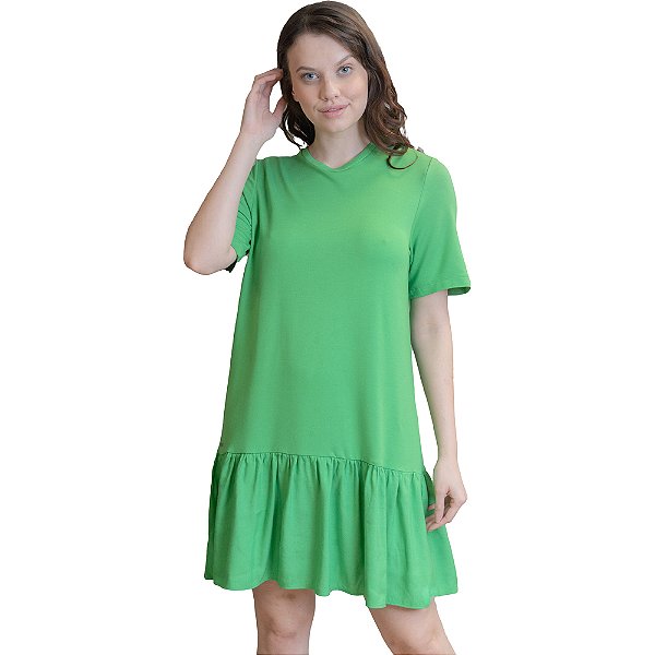 Vestido Linho Forum Verde Feminino