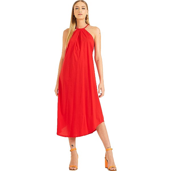Vestido Forum Reto P23 Vermelho Feminino