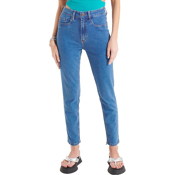 Calça Jeans Myft Super High Ankle AV23 Azul Feminino