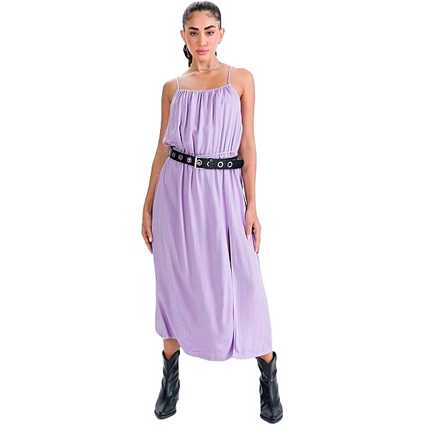 Vestido Myft Midi Lilás Feminino
