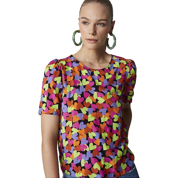 Blusa Lança Perfume Preto Feminino