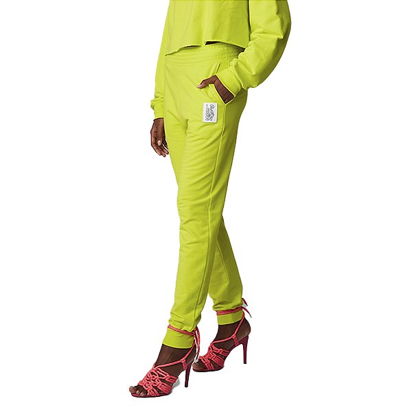 Calça Moletom Easy Lança Perfume Jogging Verde Feminino