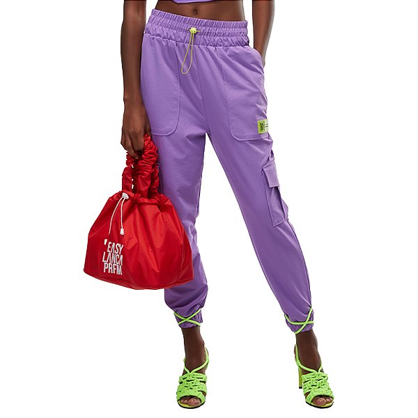 Calça Easy Lança Perfume Cargo Roxo Feminino