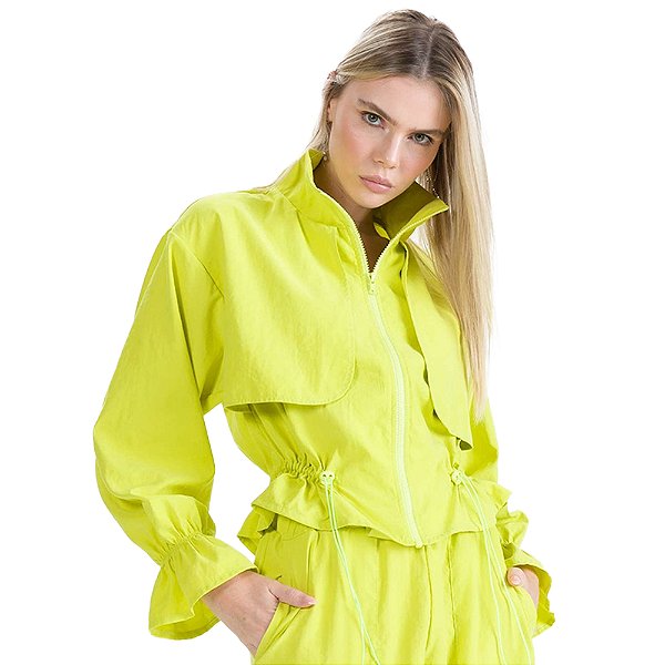 Jaqueta Myft Curta Verde Feminino