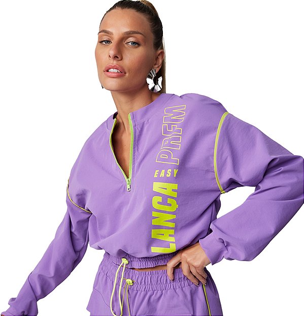 Moletom Easy Lança Perfume Roxo Feminino