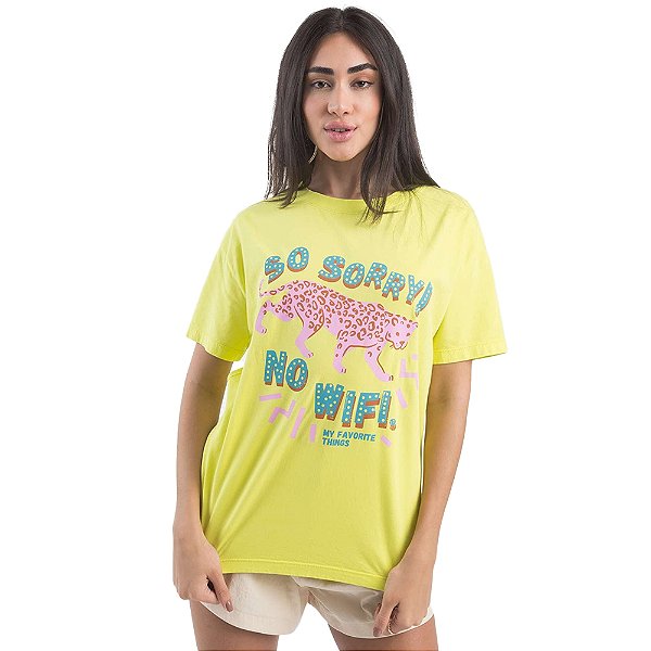 Camiseta Estampada Myft Verde Feminino