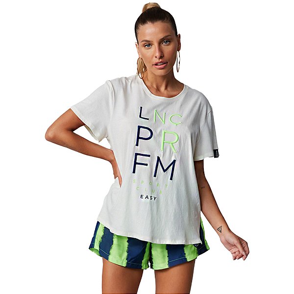 Camiseta Easy Lança Perfume Mullet Off White Feminino