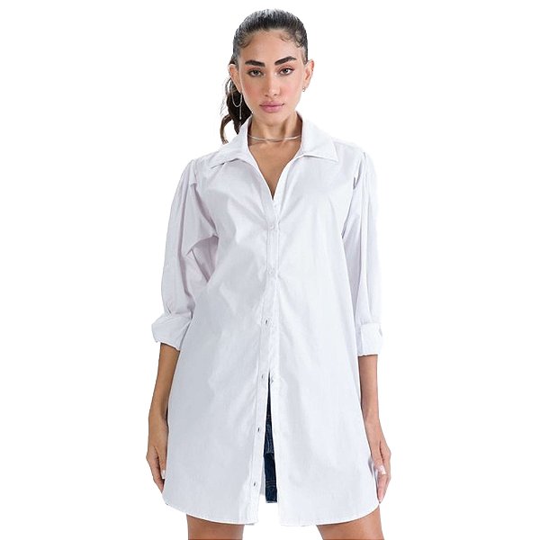 Vestido Myft Chemise Branco Feminino