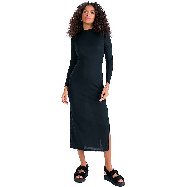 Vestido Myft Super Midi Preto Feminino