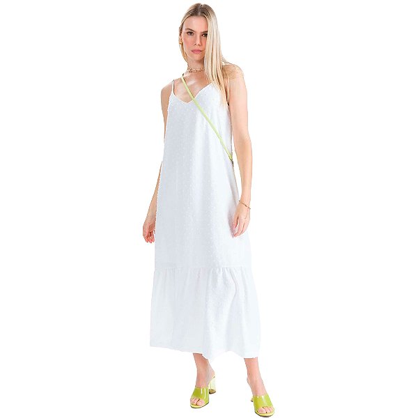 Vestido Myft Super Midi Off White Feminino