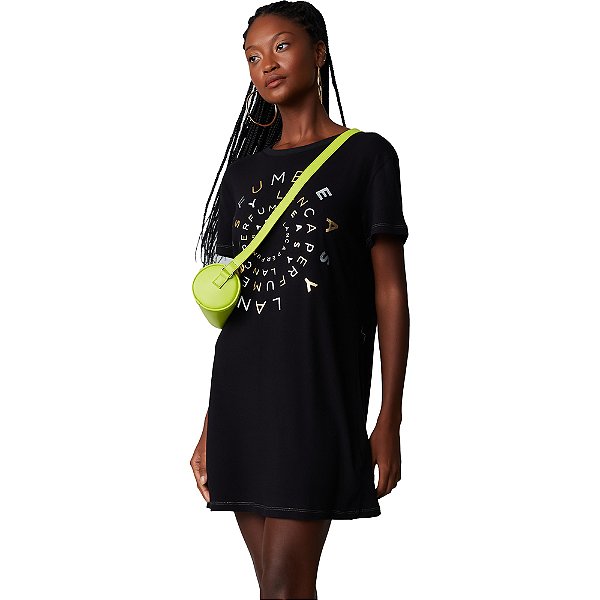 Vestido Easy Lança Perfume Dress Preto Feminino